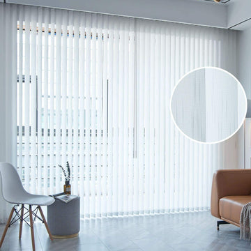 Graywind Manual Vertical Blinds | Light Filtering Textured Series